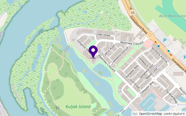 Map of 10 The Riverwalk, Ascot