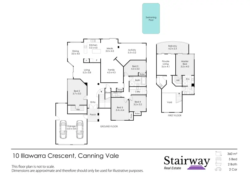 Property in Canning Vale — Tranquil Oasis:  5-Bedroom Haven Nestled by Alexandria Reserve